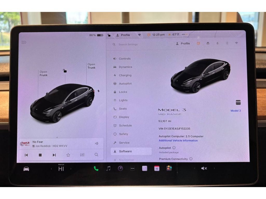 2018 Tesla Model 3 Mid Range Battery