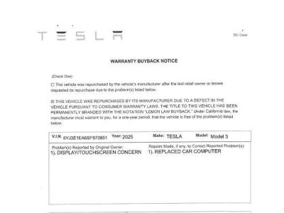 2025 Tesla Model 3 Long Range