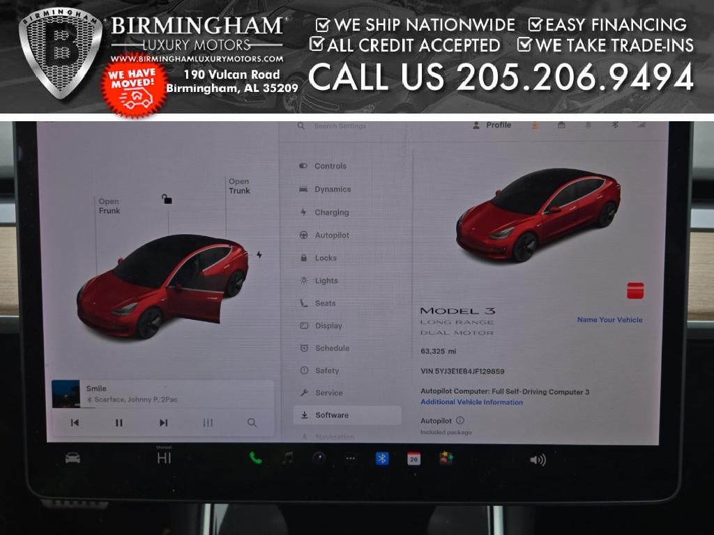 2018 Tesla Model 3 Long Range Battery