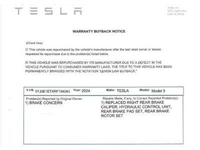 2024 Tesla Model 3 Performance