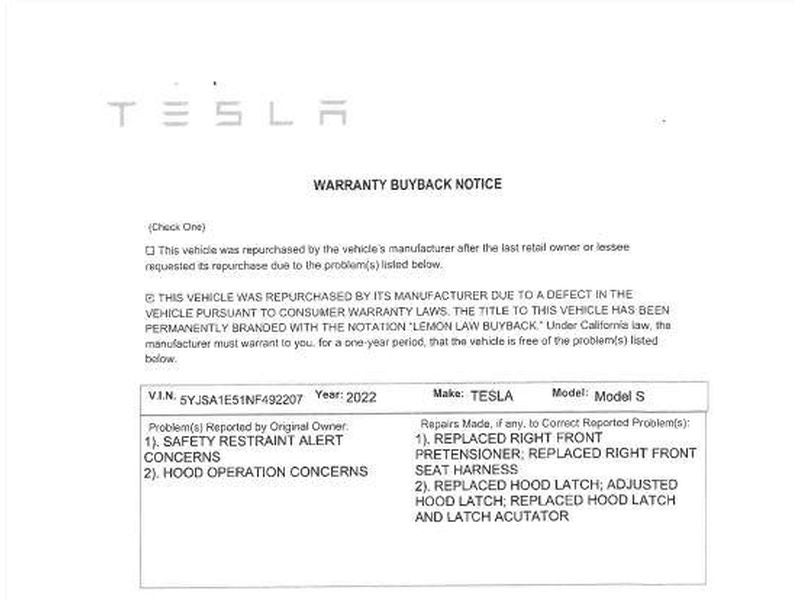 2022 Tesla Model S Long Range