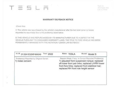 2022 Tesla Model S Standard Range