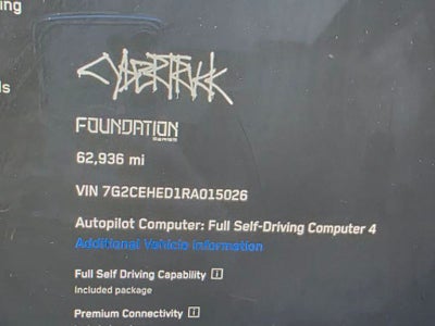 2024 Tesla Cybertruck Foundation