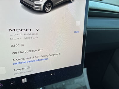 2026 Tesla Model Y Long Range