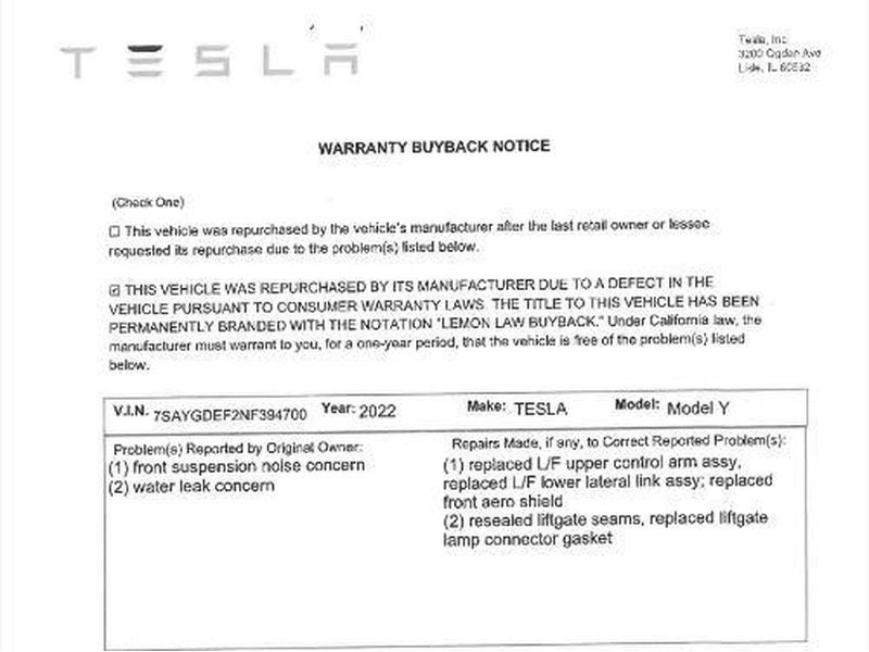 2022 Tesla Model Y Performance